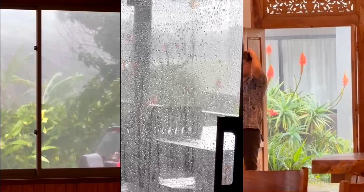 VIDEO| Así fue paso por Isla de Pascua del “ciclón extra tropical” que se acerca al Continente