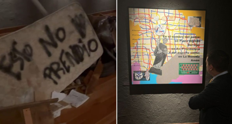 polémica por exposición artística en Vitacura