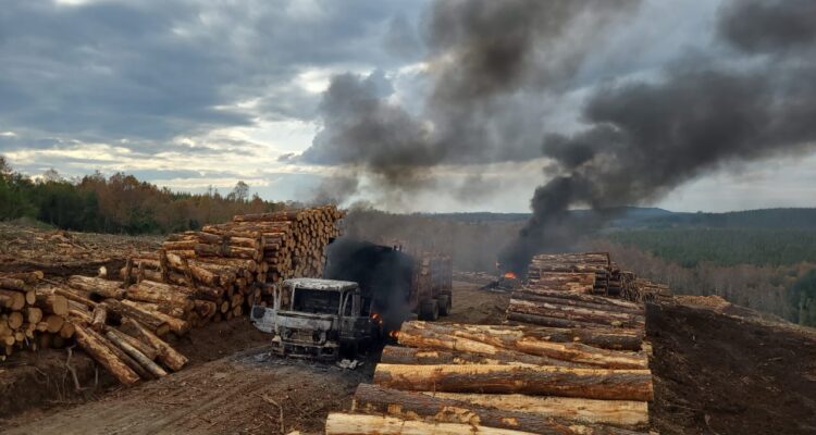 Alcalde de Río Negro pide instalación de una BIPE en la comuna tras nuevo ataque incendiario