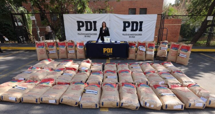 Leche en polvo incautada