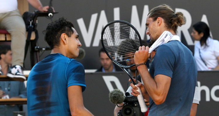 Zverev se rinde ante la clase de Tabilo en Roma.