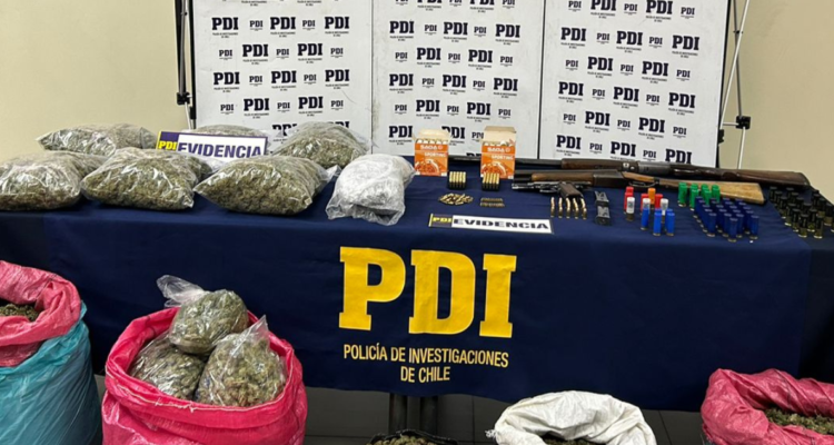 Detienen a padre e hijo por tráfico de drogas en La Araucanía Y el Maule.