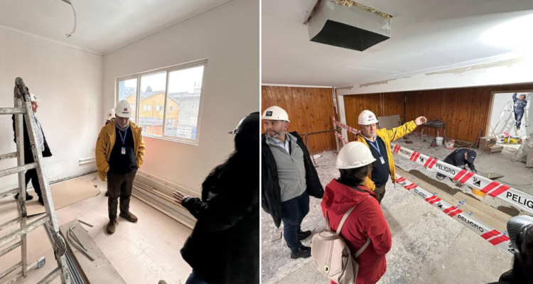 Osorno: 60% de avance llevan obras de mejoramiento de edificio de Salud Mental Kumelen, Ayekan y Newen