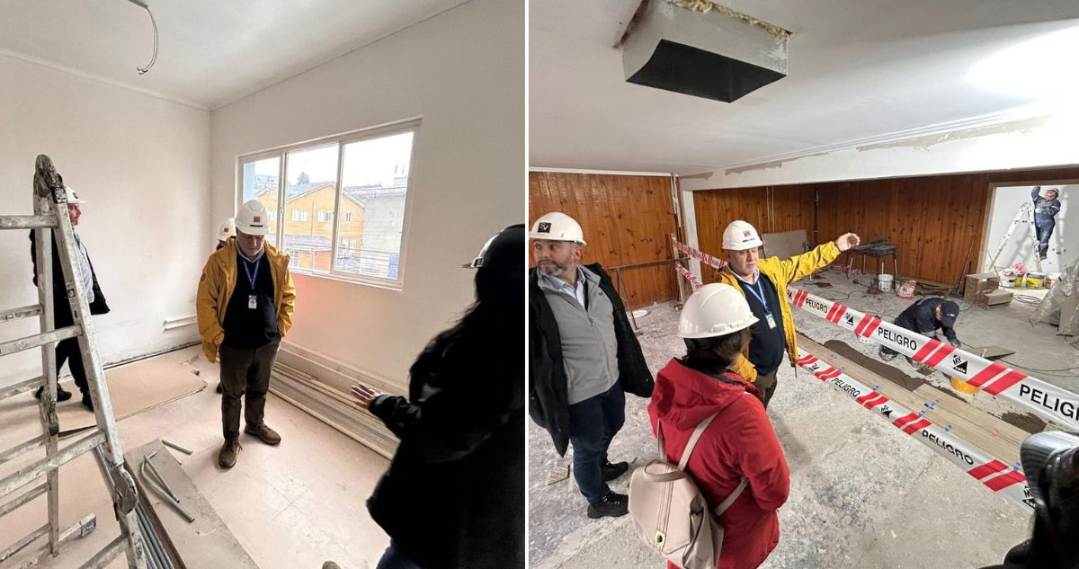 Osorno: 60% de avance llevan obras de mejoramiento de edificio de Salud Mental Kumelen, Ayekan y Newen