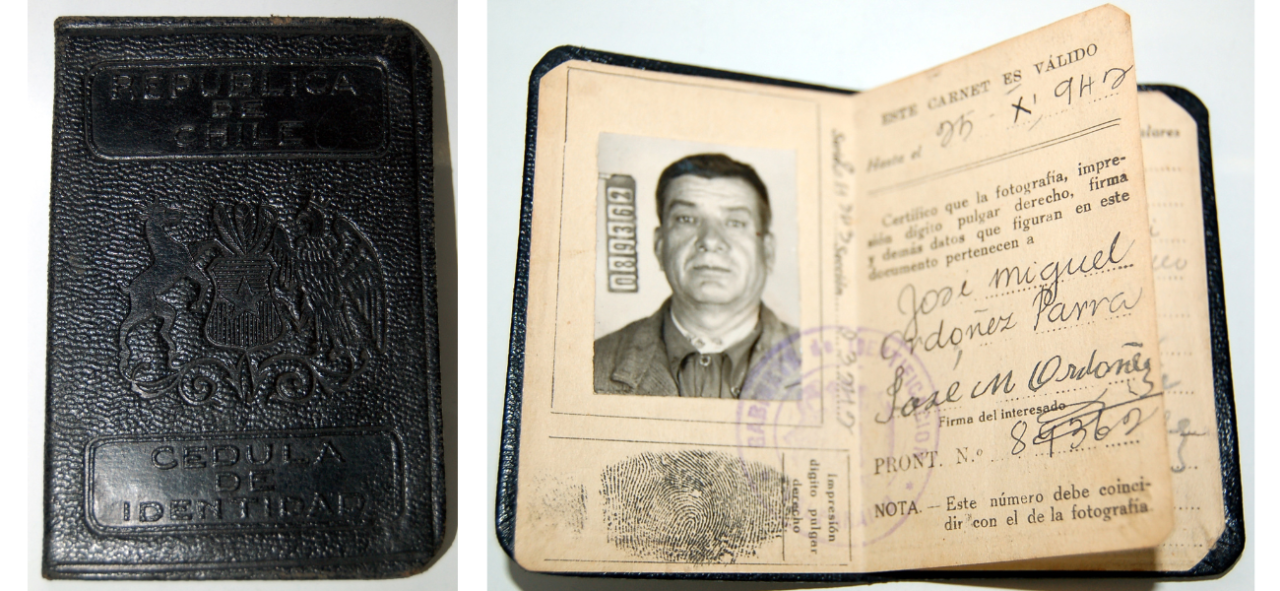 Carnet de identidad antiguo