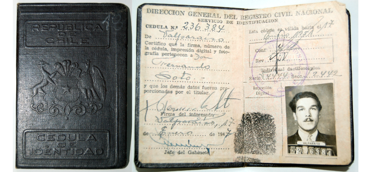 cédula de identidad de 1924