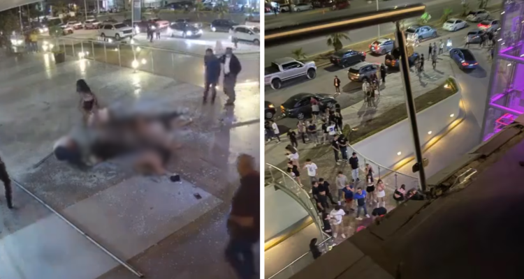 Un grupo de fanáticos cayeron a más de 12 metros de altura, luego de que una baranda de vidrio colapsara, en el evento del cantante mexicano Kevin Moreno.