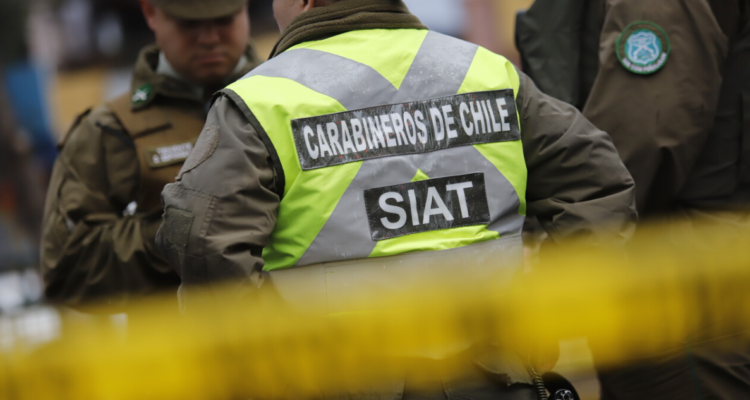 Efectivos de la SIAT de Carabineros.