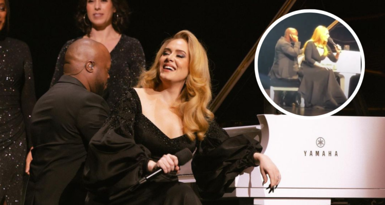 Adele en concierto de su residencia en Las Vegas