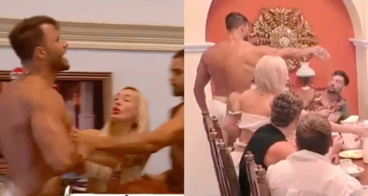 Fabio Agostini provocó con escupe a Luis Mateucci en “Ganar o Servir” y pelea casi terminó en golpes