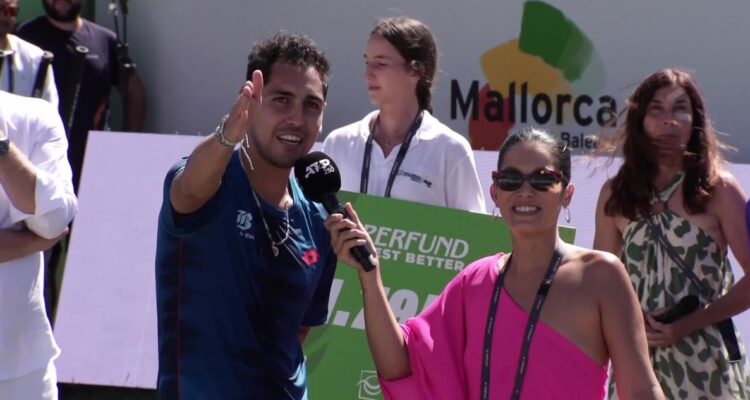 Alejandro Tabilo, sus palabras tras coronarse en ATP de Mallorca