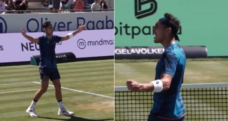 Alejandro Tabilo y su punto del triunfo en el ATP de Mallorca