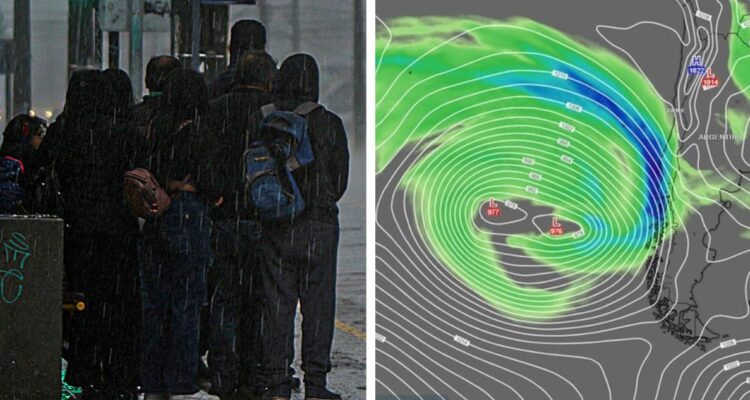 En medio del anuncio de ciclón extratropical y un río atmosférico categoría 4 emitieron una alerta meteorológica por lluvias con isoterma cero alta.