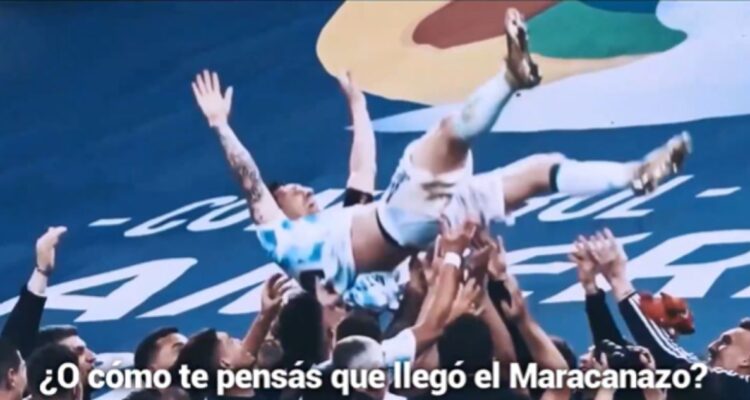 La arenga de AFA para Argentina que desata molestia en Uruguay por apropiación del Maracanazo