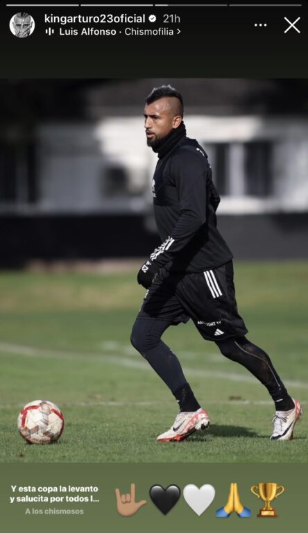 Arturo Vidal y sus indirectas tras no ser nominado a Copa América.