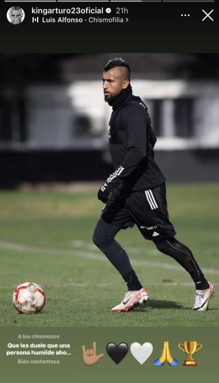 Arturo Vidal y sus indirectas tras no ser citado a Copa América.