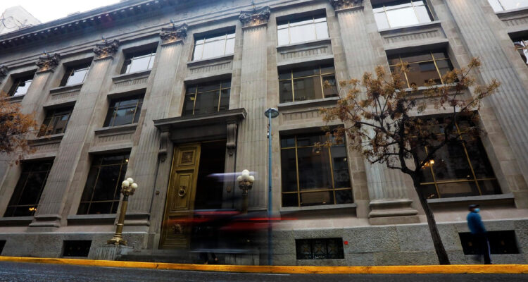frontis del Banco Central de Chile