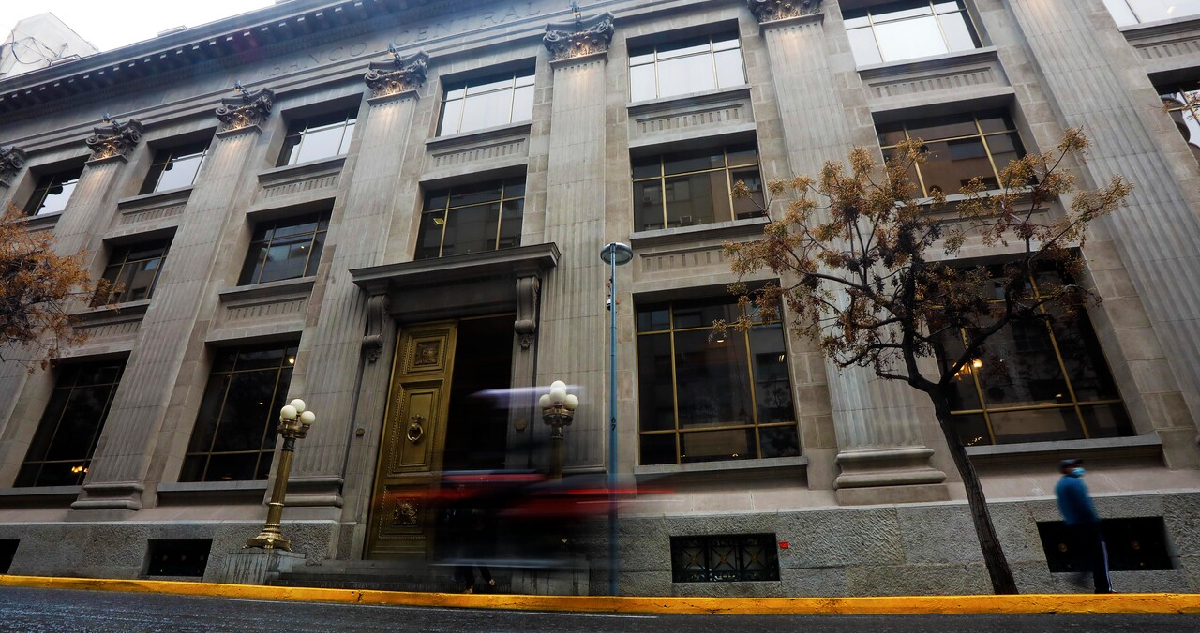 frontis del Banco Central de Chile