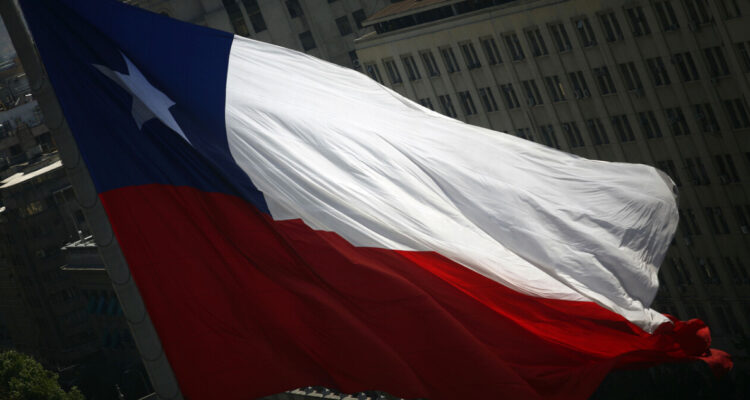 Imagen archivo de una bandera chilena