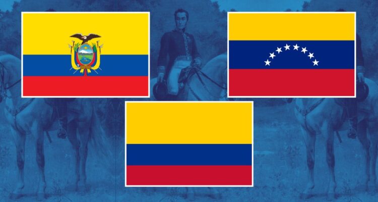 Por qué las banderas de Colombia, Venezuela y Ecuador se parecen y qué simbolizan los colores