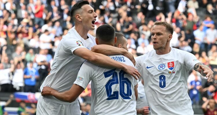 Eslovaquia venció a Bélgica por la Eurocopa.
