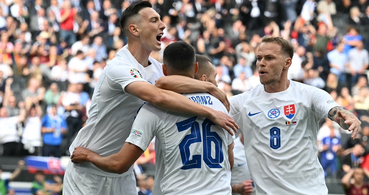 Eslovaquia venció a Bélgica por la Eurocopa.