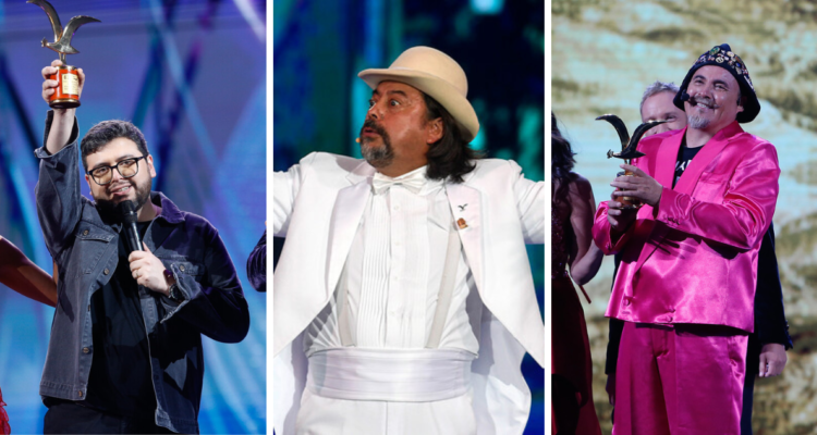 Luis Slimming, Bombo Fica y Paul Vásquez el Flaco, en referencia a chiste en Festival de Viña del Mar