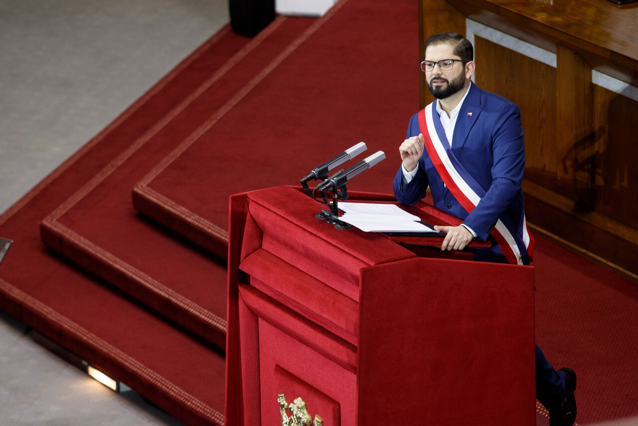 Cuenta pública realizada por el presidente de la república, Gabriel Boric.