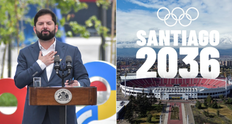 Gabriel Boric anuncia que Chile postulará a ser sede de los Juegos Olímpicos 2036.
