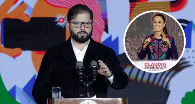 Presidente Boric felicita a Claudia Sheinbaum y destaca su programa de “progreso social”