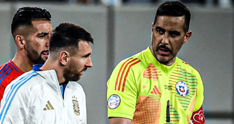 Bravo Messi diálogo Chile Argentina