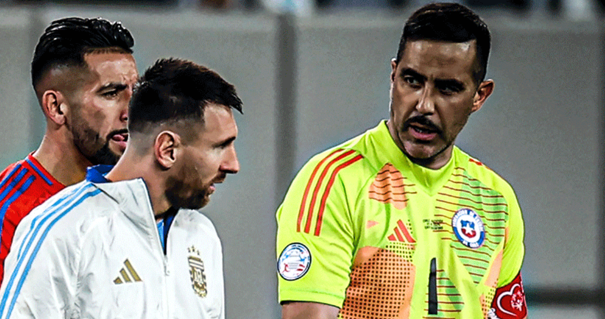 Bravo Messi diálogo Chile Argentina