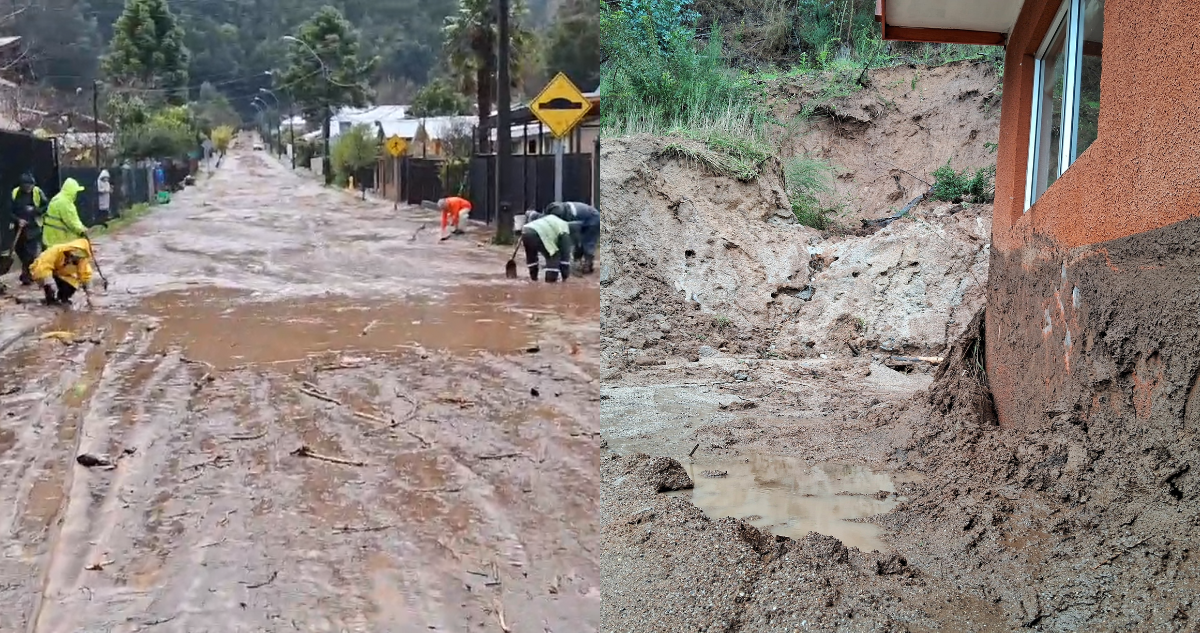 “Era inminente una caída del cerro”: alrededor de 100 personas evacuaron por alud en Chiguayante