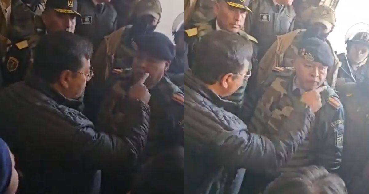 Nuevo video muestra cuando Arce encara a Zúñiga por intentar Golpe en Bolivia: oposición acusa montaje