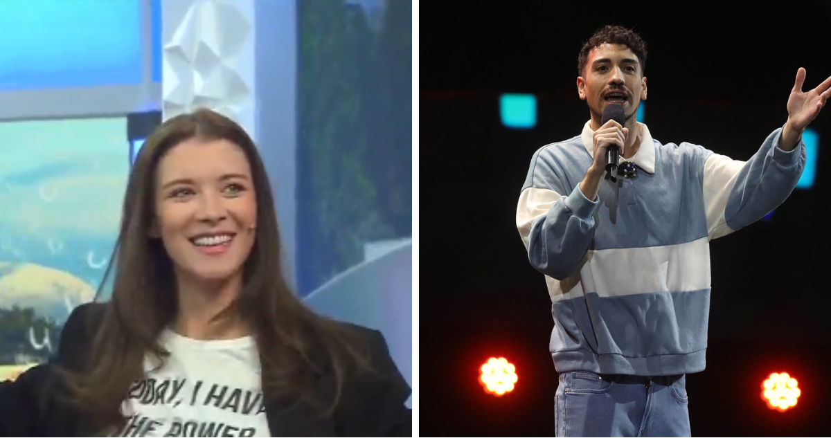 Carla Jara (izquierda) y Diego Urrutia (derecha) en referencia a supuesta relación