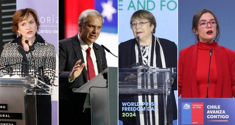 Carrera presidencial Matthei y Kast caen, mientras Bachelet y Vallejo suben, según Pulso Ciudadano