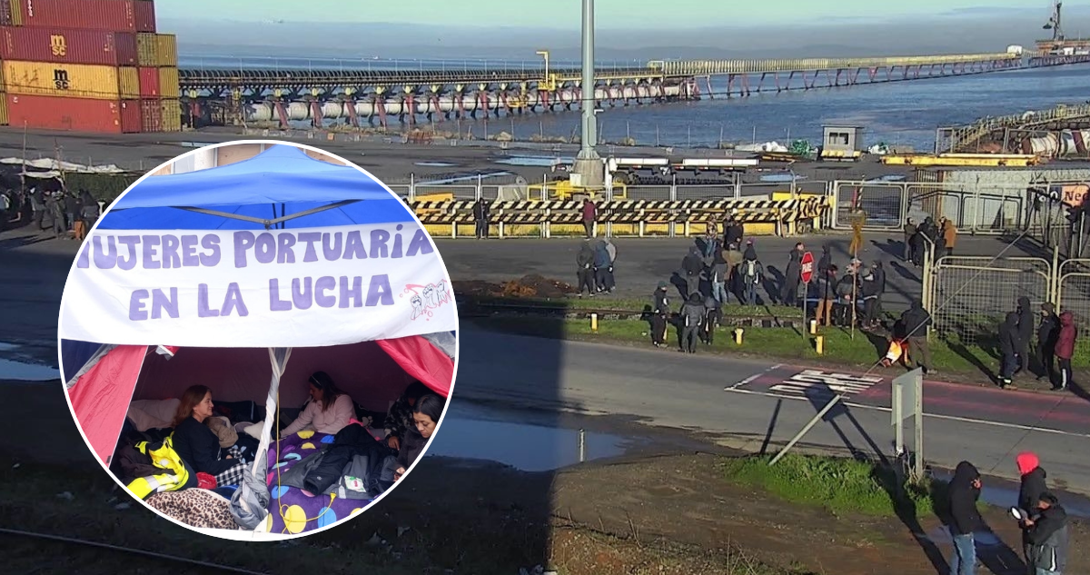 Trabajadora eventual sufre descompensación tras casi una semana de huelga de hambre en Puerto Coronel