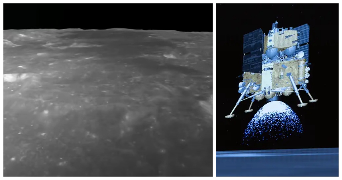 China logró un hito al aterrizar en la cara oculta de la Luna con la misión Chang’e 6, para recoger muestras del cráter Polo Sur-Aitken.