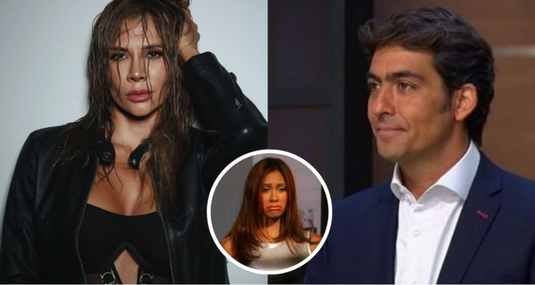 Martha Isabel Bolaños, actriz de Betty la fea (izquierda) y Chris Charpentier (derecha) en referencia a romance