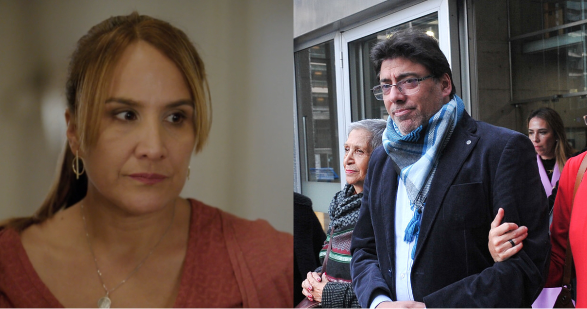 Claudia Pérez (izquierda) y Daniel Jadue (derecha) en relación a comunicado de Sidarte