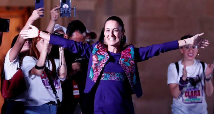 Claudia Sheinbaum se convierte en la primera mujer presidenta de México