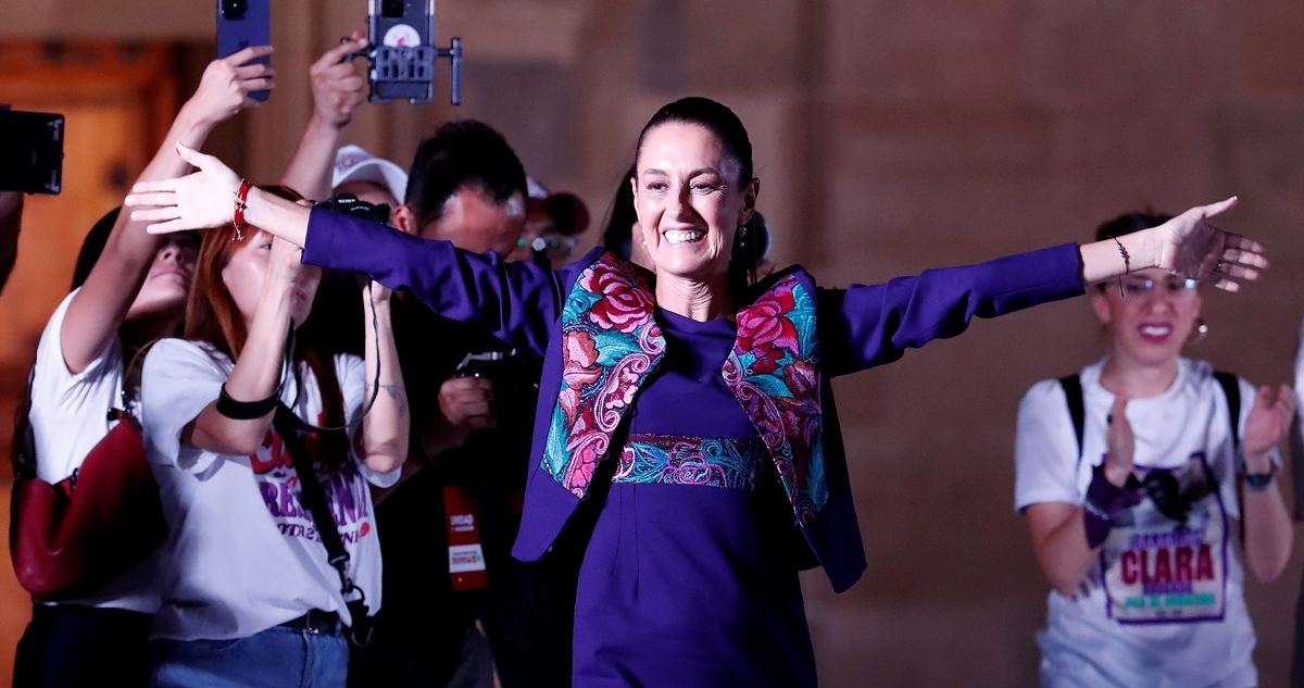 Claudia Sheinbaum se convierte en la primera mujer presidenta de México