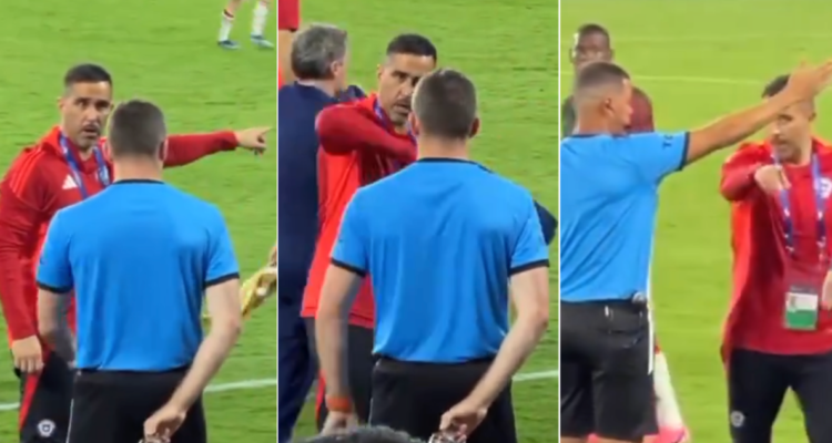 Claudio Bravo y su reclamo contra Wilmar Roldán.