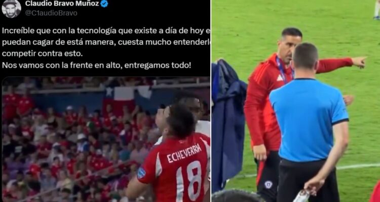 Claudio Bravo explotó por arbitraje contra La Roja