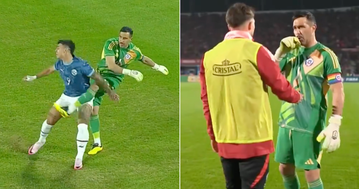 Claudio Bravo preocupa a La Roja ante Paraguay.