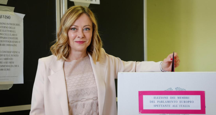 Con el partido de Meloni como favorito comienzan las elecciones al Parlamento Europeo en Italia