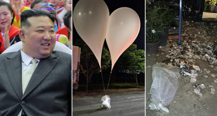 Corea del Norte vuelve a enviar globos
