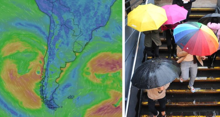 Corriente de chorro trae temporal de lluvias a Chile con vientos de hasta 90 km/h. Conoce cómo afectará el clima en diferentes regiones y dónde lloverá.