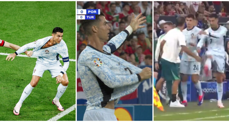 Cristiano Ronaldo pataleta