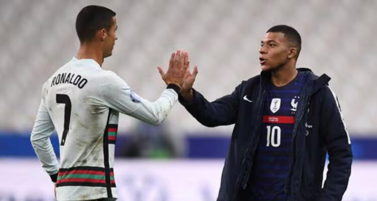 Cristiano Ronaldo y Kylian Mbappé